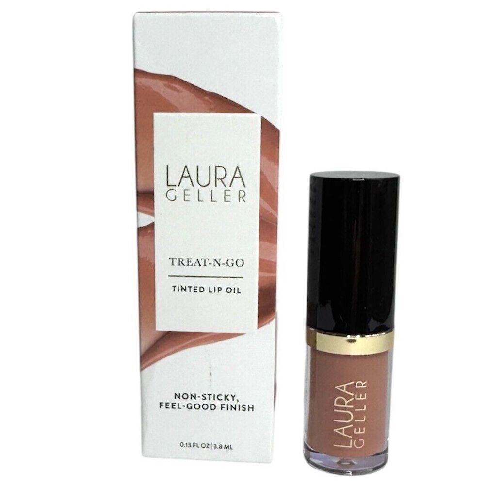 Laura Geller Treat-N-Go Tinted Lip Oil Shade Crunch Time .13 fl oz/3.8 mL NIB